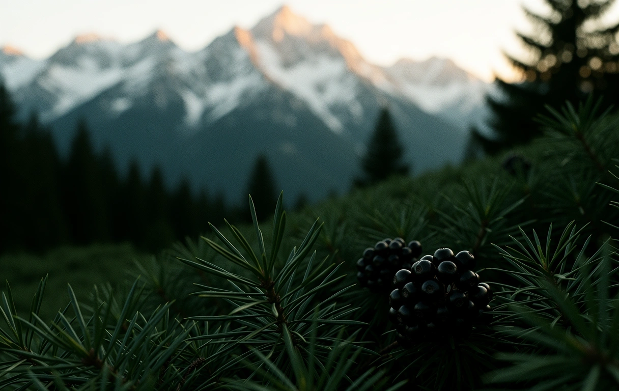 Blick auf die Alpen - Männer Kraft Natur
